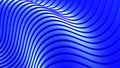 Blue background stripes 3d wavy pattern, elegant abstract striped pattern, interesting spiral architectural minimal background Royalty Free Stock Photo