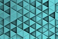 Bluish background with metalic triangles and shadows