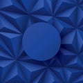 Blue background. Vector geometric background.