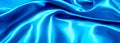 Blue background wavy flowing silk