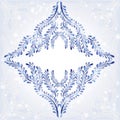 Blue background winter style Royalty Free Stock Photo
