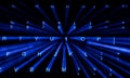Blue backlit keyboard Royalty Free Stock Photo
