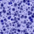 Blue bacteria under the microscope, abstract background