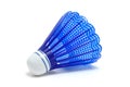 Blue Badminton Shuttlecock (Birdie) Royalty Free Stock Photo