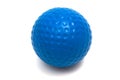 Blue ball golf Royalty Free Stock Photo