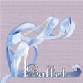 Blue Ballet Shoes