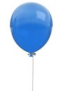 Blue balloon isolated on white background Royalty Free Stock Photo