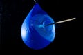 The blue balloon rupture of the moment