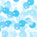 Blue balloons abstract