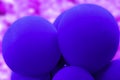 blue balloons on blurt background Royalty Free Stock Photo