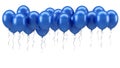 Blue party balloons