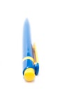 Blue ballpen Royalty Free Stock Photo