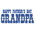 Blue bandana grandpa fathers day Royalty Free Stock Photo