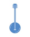 blue banjo instrument musical