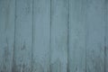 Blue barn wooden wall planking wide texture. Old wood slats rustic shabby background Royalty Free Stock Photo