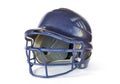 Blue baseball helmet
