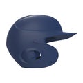 Blue baseball helmet on white. Side view. 3D illustration Royalty Free Stock Photo