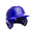 Blue Baseball or Softball Batting Helmet on White Background