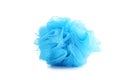 Blue bath puff Royalty Free Stock Photo