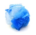 blue bath puff Royalty Free Stock Photo