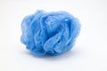 Blue bath puff Royalty Free Stock Photo