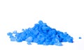 Blue bath salt Royalty Free Stock Photo