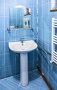 Blue Bathroom Royalty Free Stock Photo