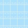 Blue bathroom tiles Royalty Free Stock Photo