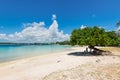 Blue Bay beach, Mauritius Royalty Free Stock Photo