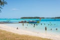 Blue Bay Beach, Mauritius Royalty Free Stock Photo