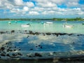 Blue Bay Mauritius Royalty Free Stock Photo