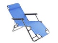 The blue beach chair Royalty Free Stock Photo