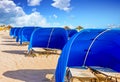 Blue Beach Shelters