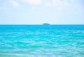 Blue beach and sky