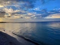 Blue beach sunset awesome gorgeous