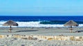 Blue beach and waves