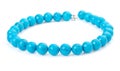 Blue beads