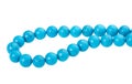 Blue beads Royalty Free Stock Photo