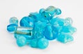 Blue Beads Royalty Free Stock Photo