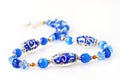 Blue beads handmade