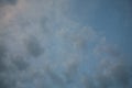 Blue beautiful sky clouds as the best picture. Royalty Free Stock Photo