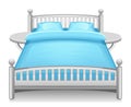 Blue bed