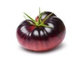 Blue beef tomato on a white background Royalty Free Stock Photo