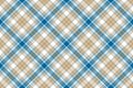 Blue beige check seamless background