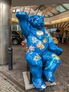 Blue Berlin Bear at the Hotel Palace Berlin, Germany