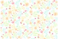 Blue and berries half drop seamless repeat pattern floral print white