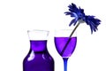 Blue-berry party drink Royalty Free Stock Photo