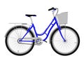 Blue bicycle