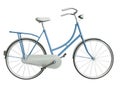 Blue bicycle