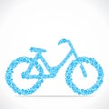 Blue bicycle